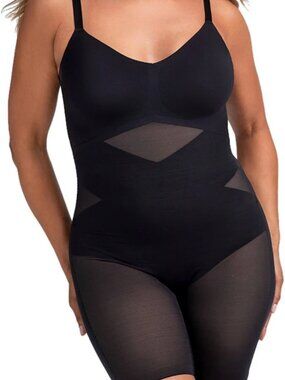NWT Honeylove Women's Mid Thigh Bodysuit Size 3X in Runway